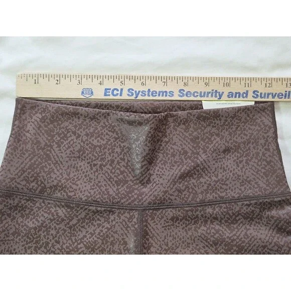 NWT OFFLINE by Aerie | Size Medium | High-Rise Metallic Mauve Snakeskin Leggings - Picture 12 of 14